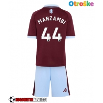 Otroške Nogometnih dresov Aston Villa Johan Manzambi #44 Domači 2026-27 Kratki rokavi (+ hlače)